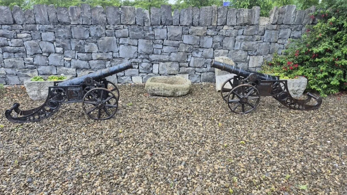 Cast iron cannons - Image 1