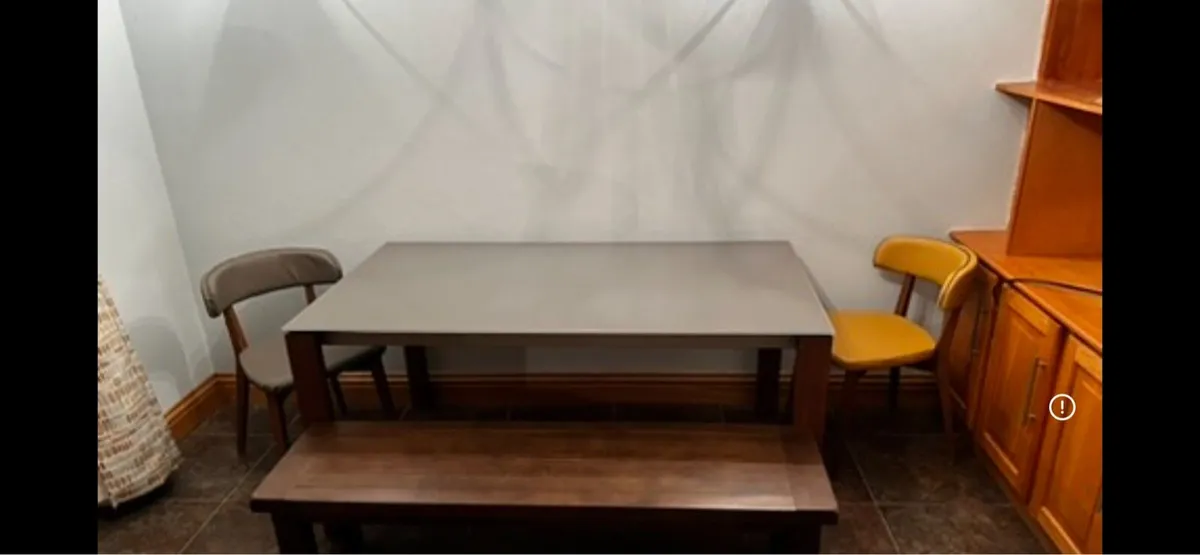Glass kitchen table - Image 3