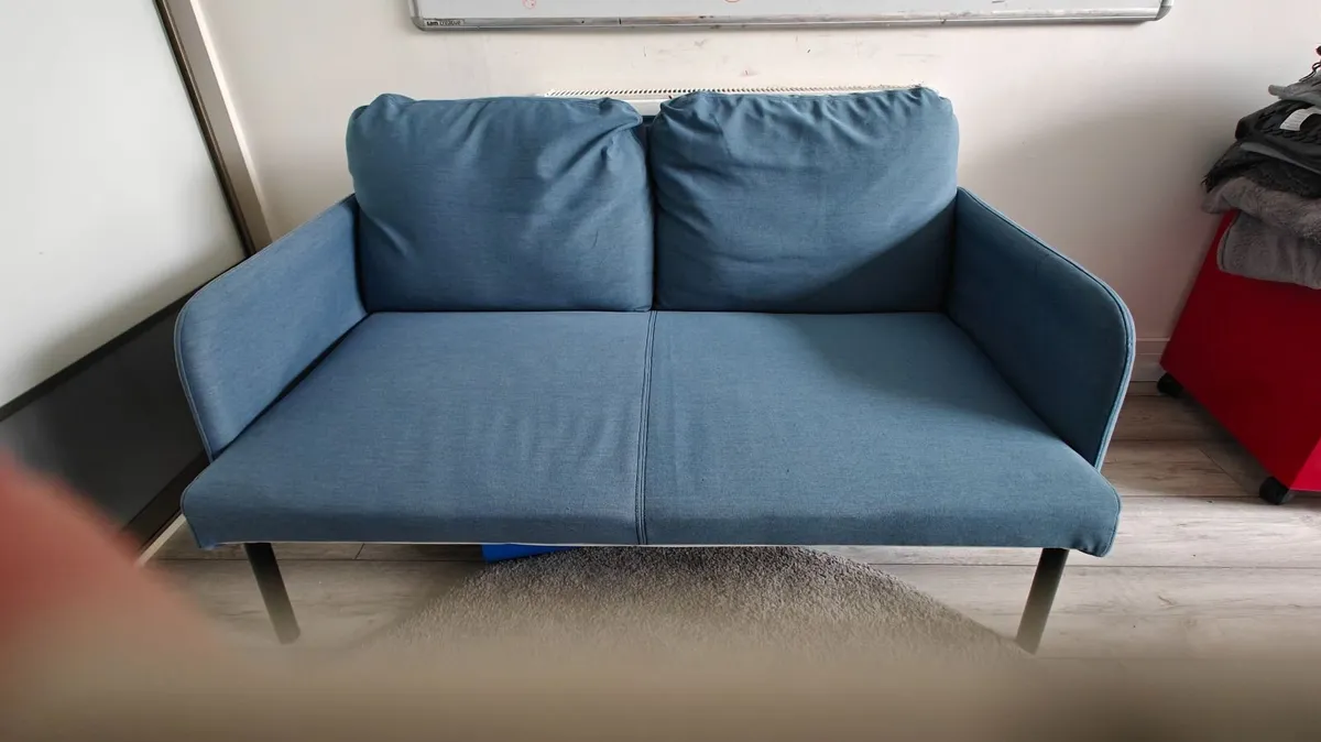 lovely blue 2 seater couch - Image 1