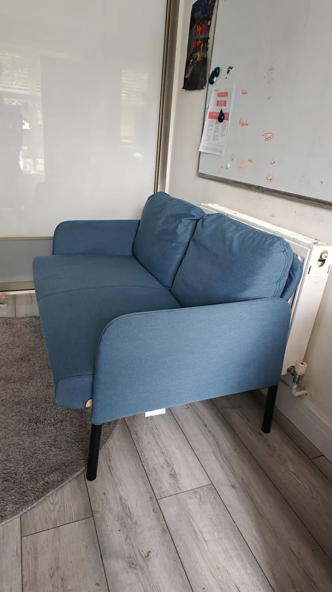 lovely blue 2 seater couch - Image 2