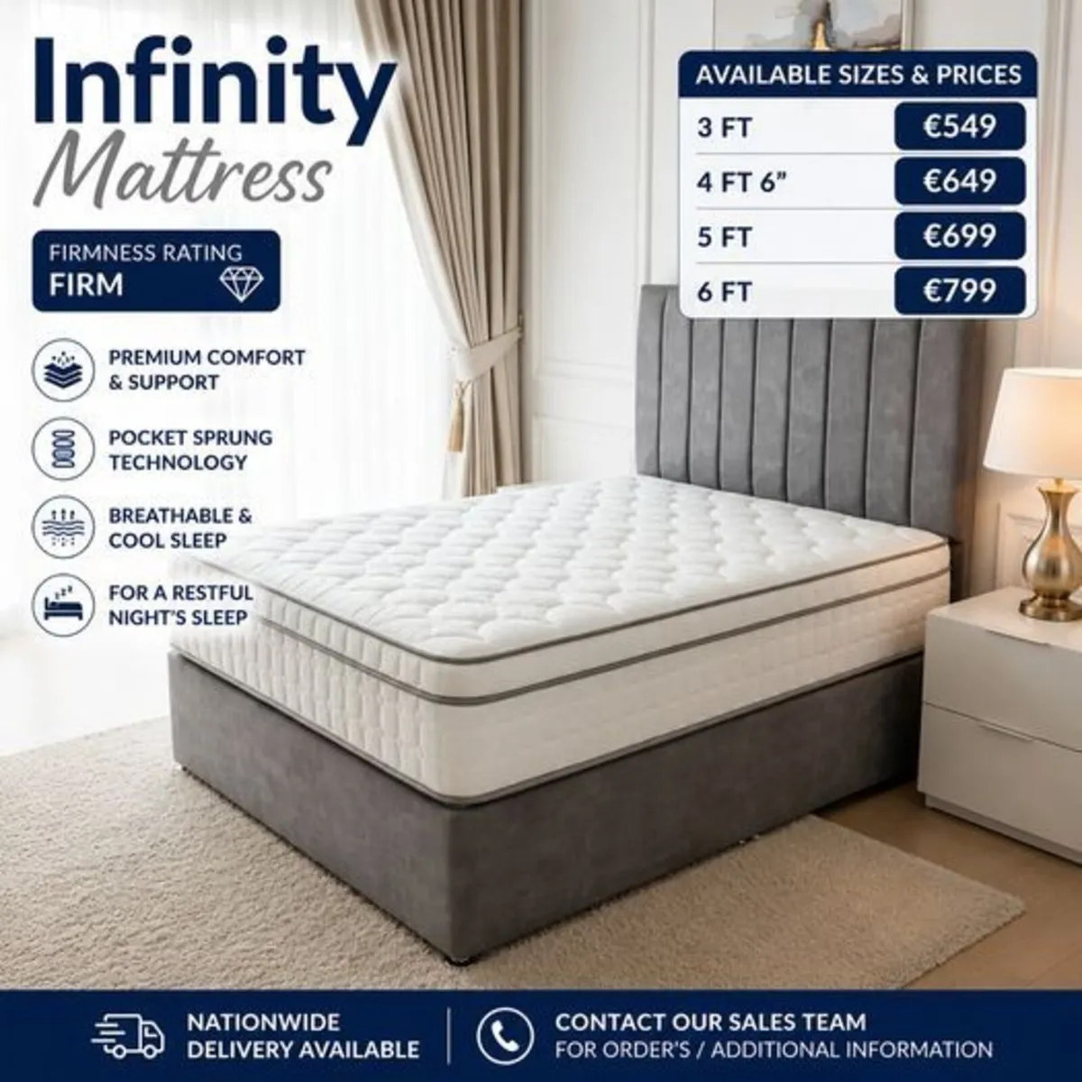 POCKET SPRUNG MATTRESSES