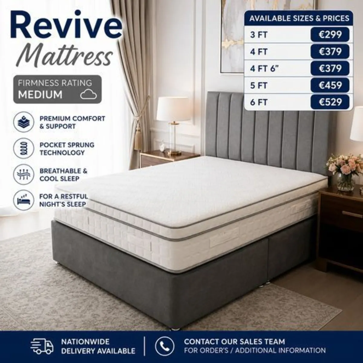 POCKET SPRUNG MATTRESSES