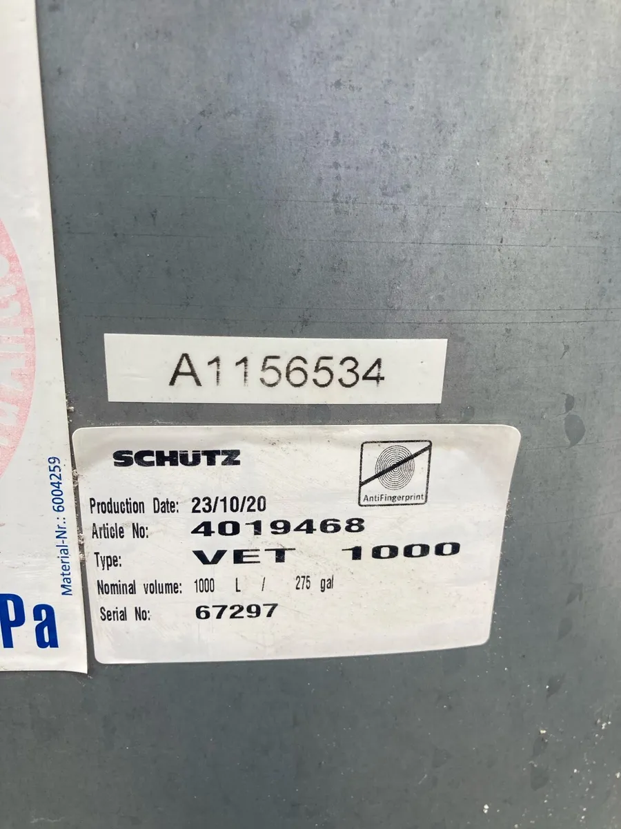 Schultz 1000 litres fuel tank - Image 4