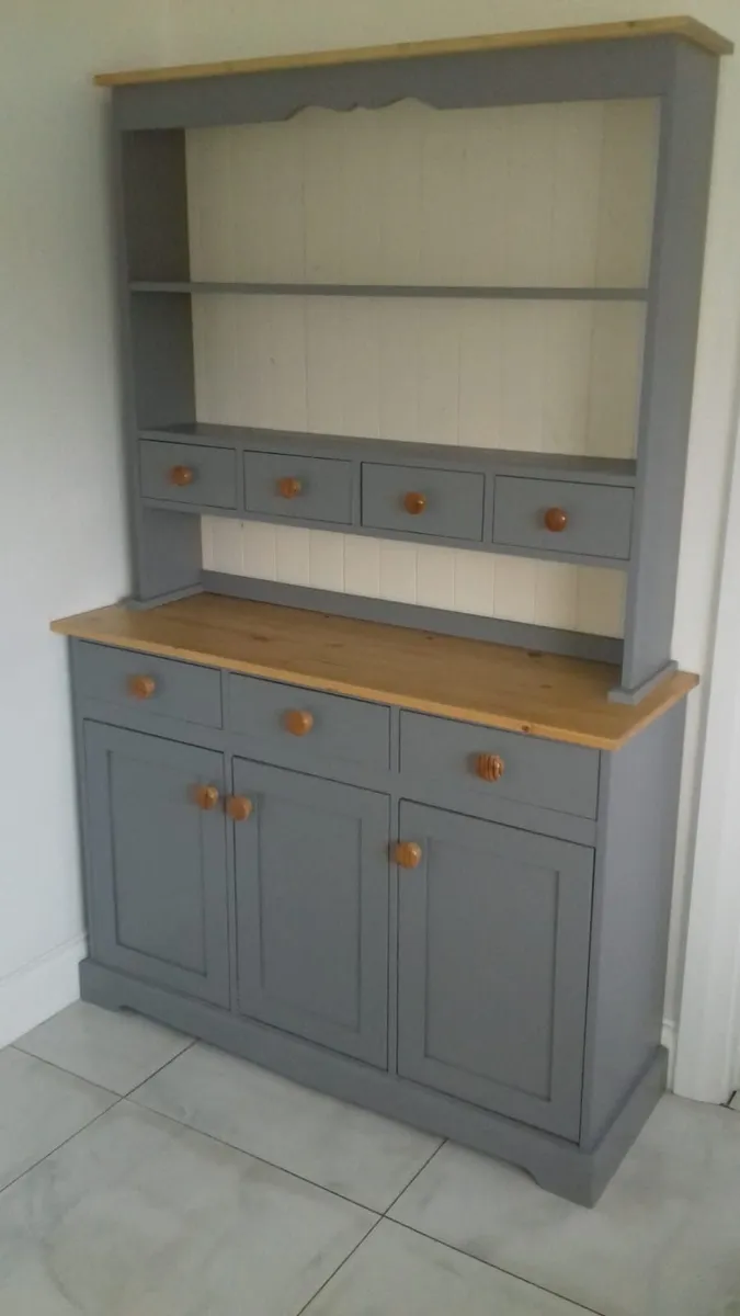 Handmade kitchen dressers, larders, pine workshop - Image 3