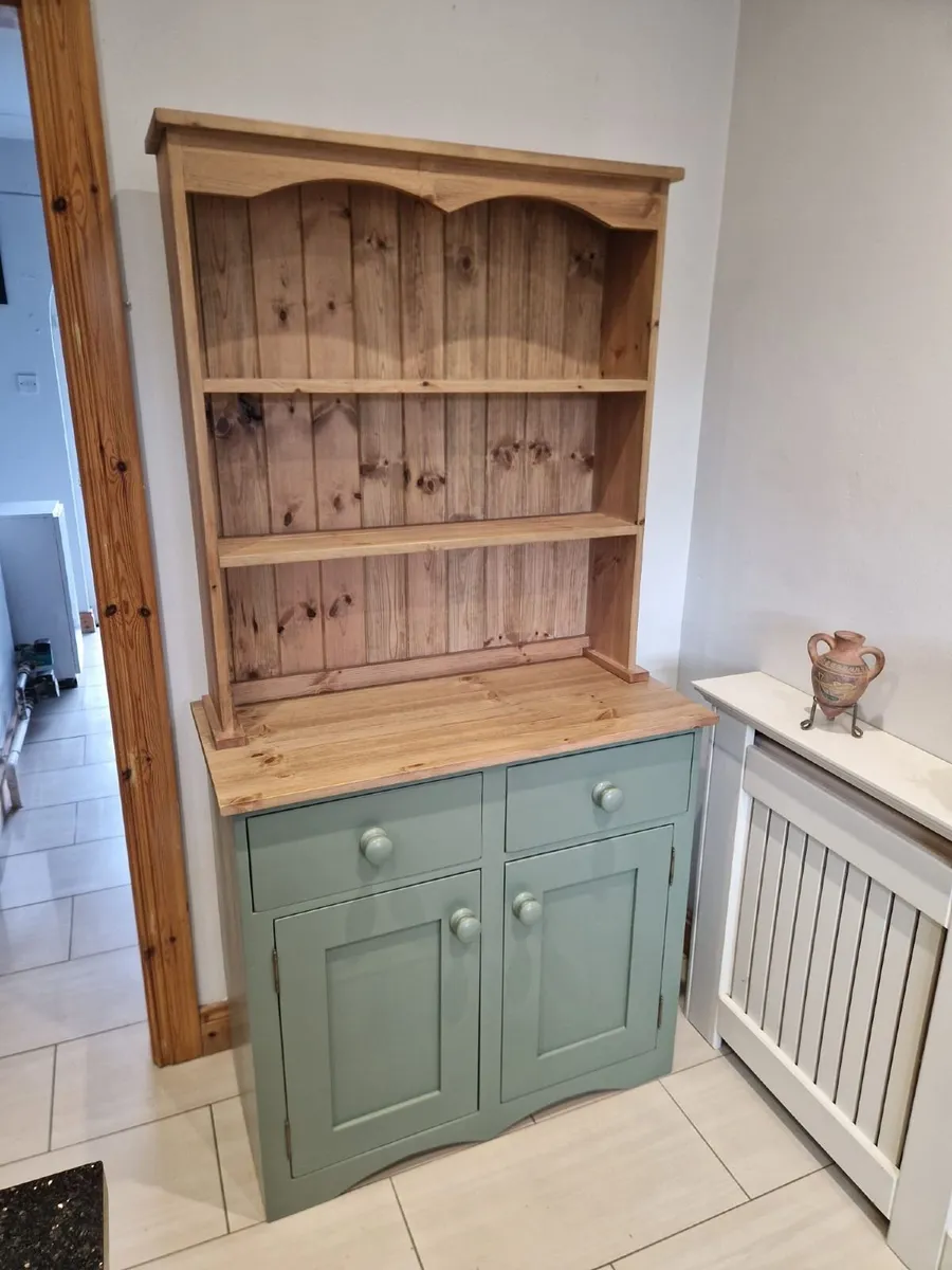 Handmade kitchen dressers, larders, pine workshop - Image 1