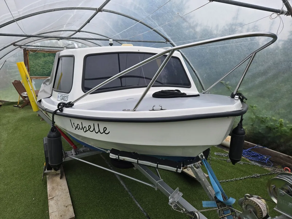 Dijon 14 ft day Boat Tohatsu Outboard and trailer - Image 1