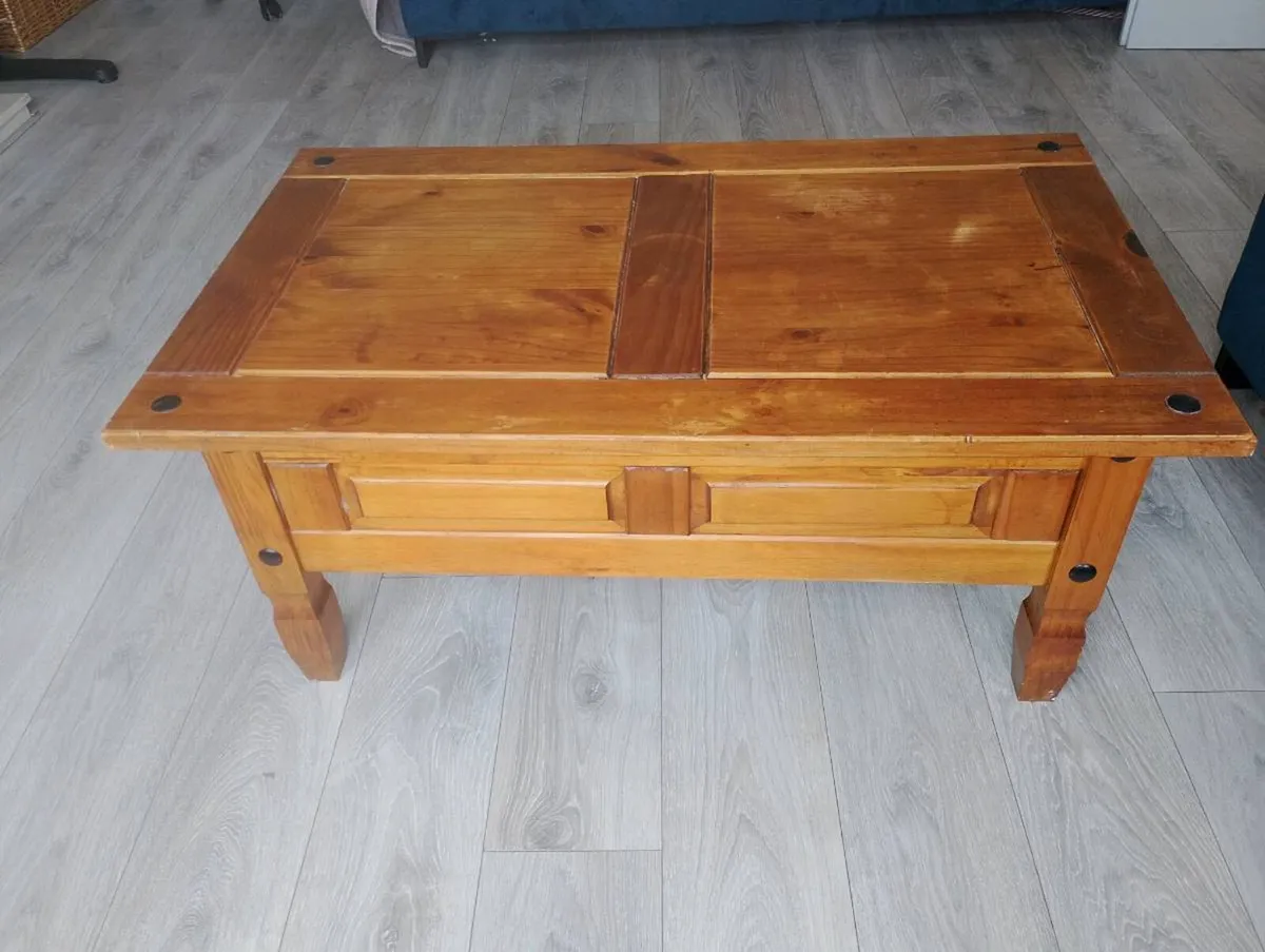 Wooden Coffee Table - Image 2