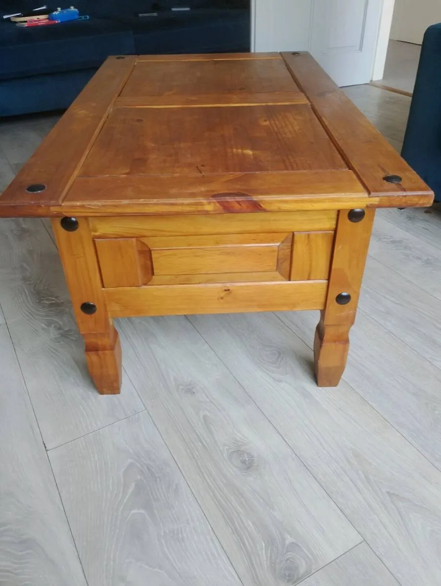 Wooden Coffee Table - Image 3