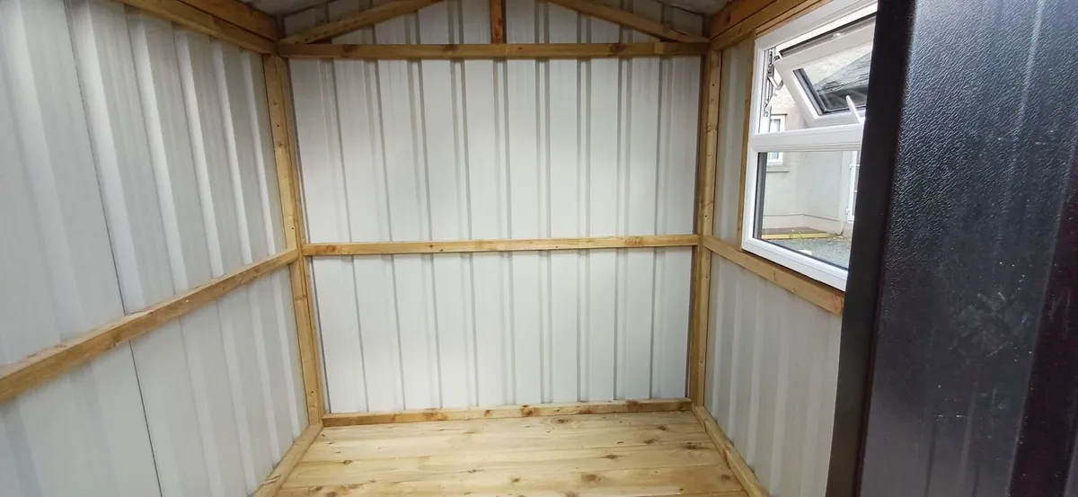 Metal shed 7ft x 7ft new - Image 2