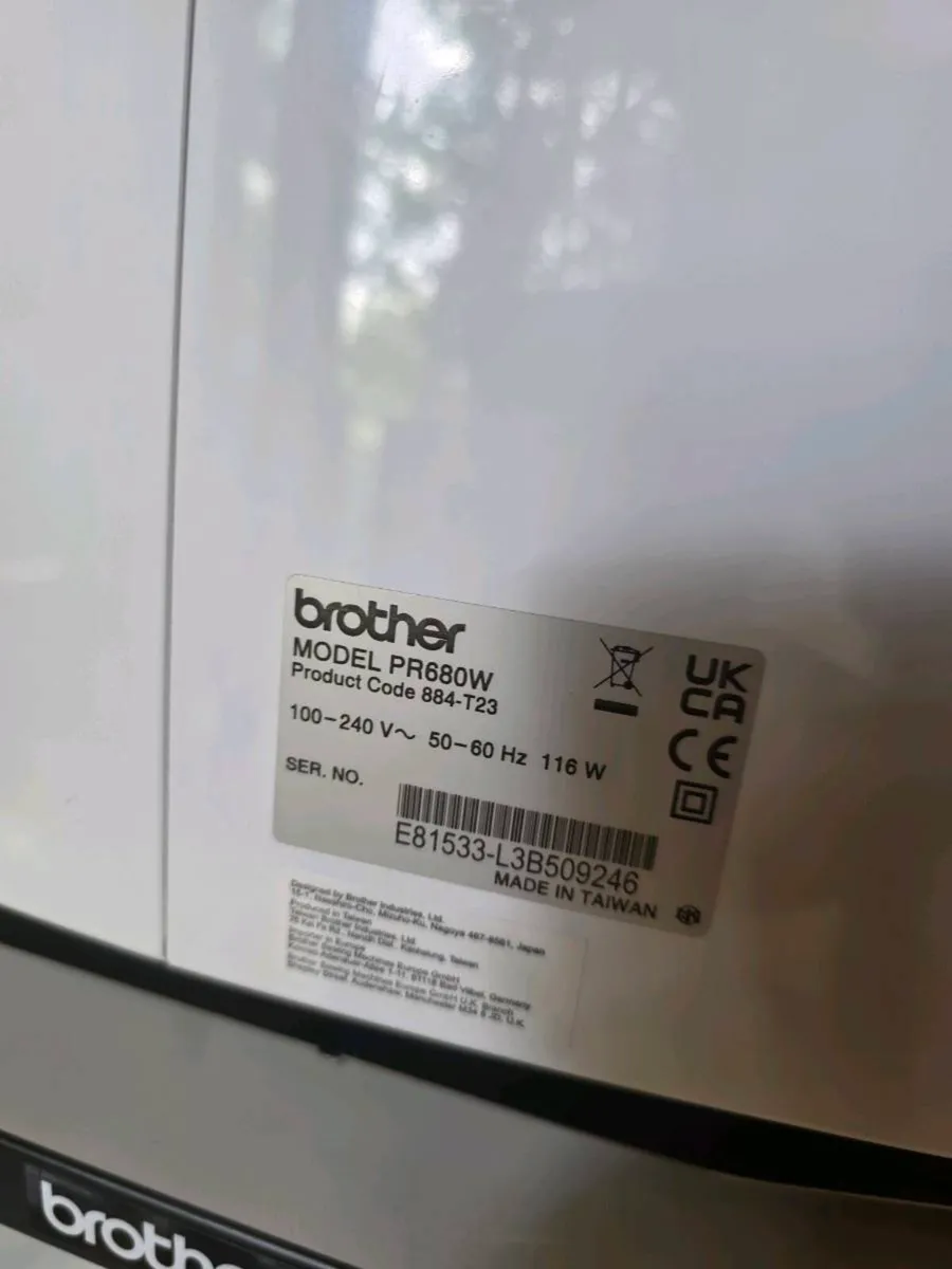 Brother PR680W Embroidery& PE-Design 11 Bundle - Image 3
