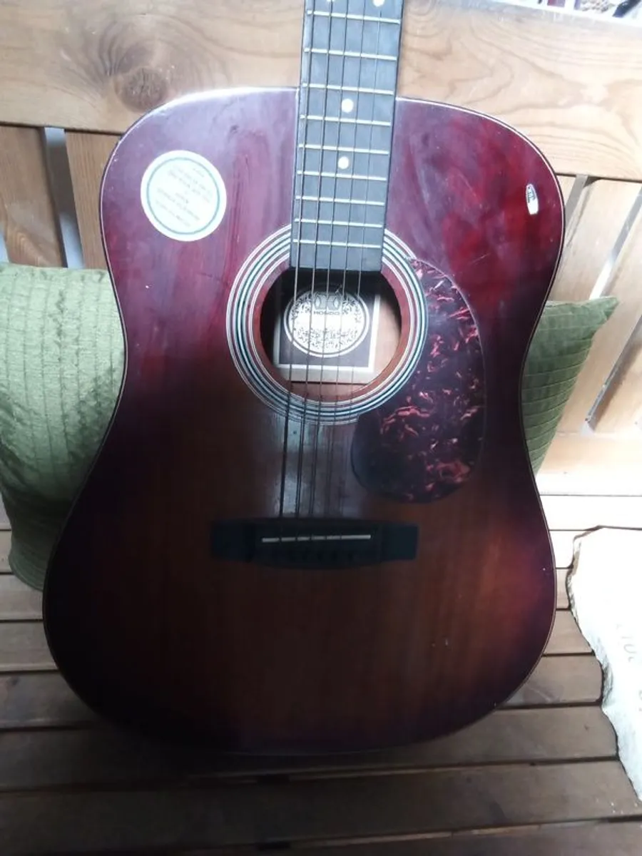 Hondo Acoustic Guitar - Image 2
