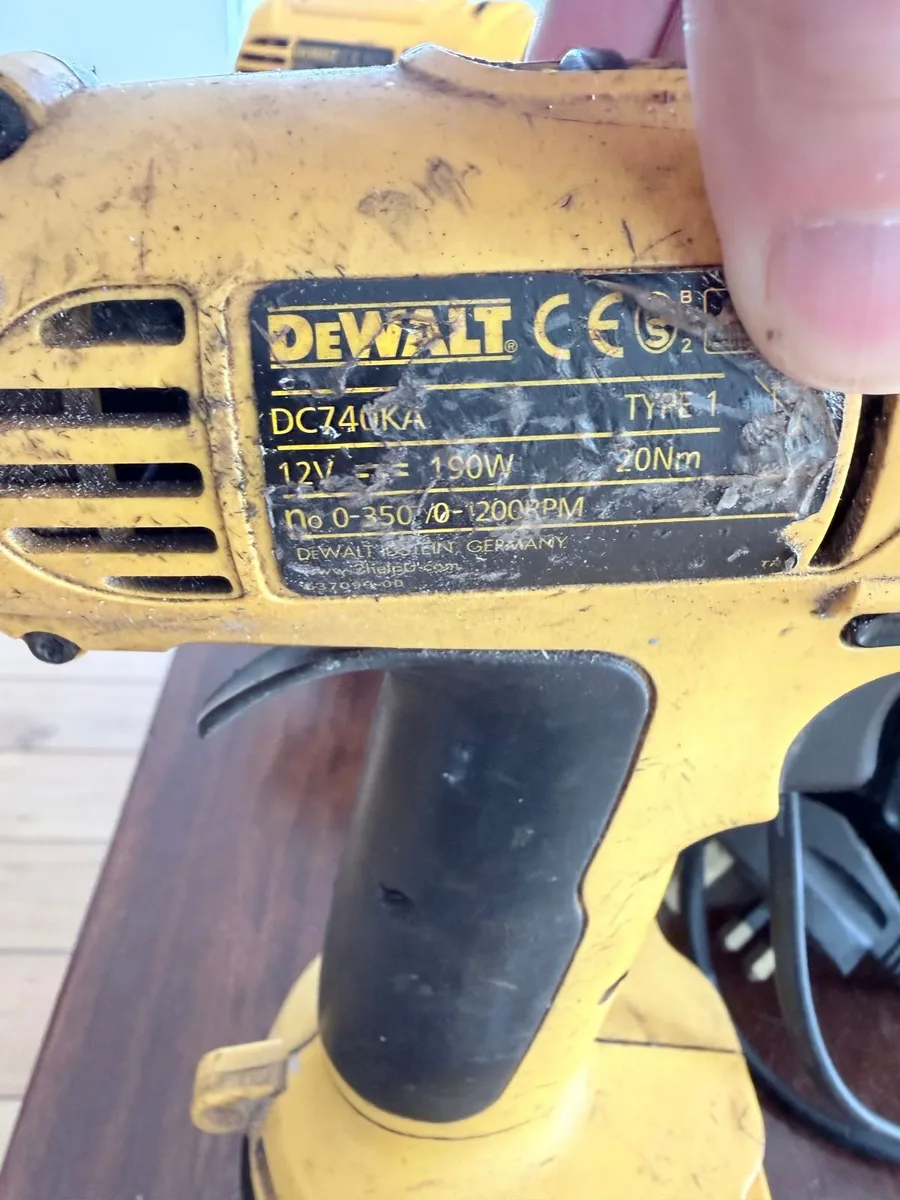 Two DeWALT drills - Image 3