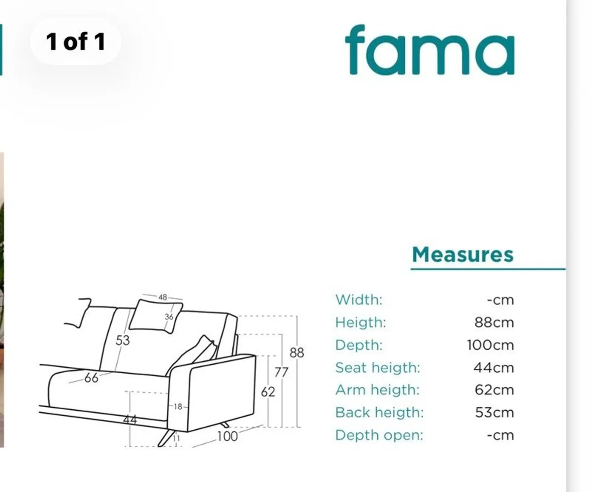 4 Seater Sofa - Image 3