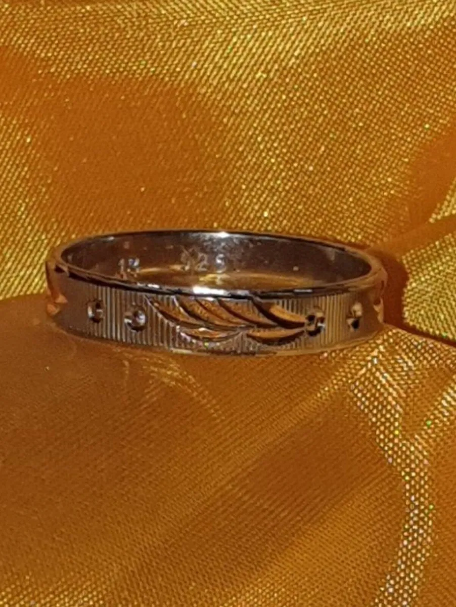 Pristine Sterling Silver &18K Accent Ring-Pristine - Image 3