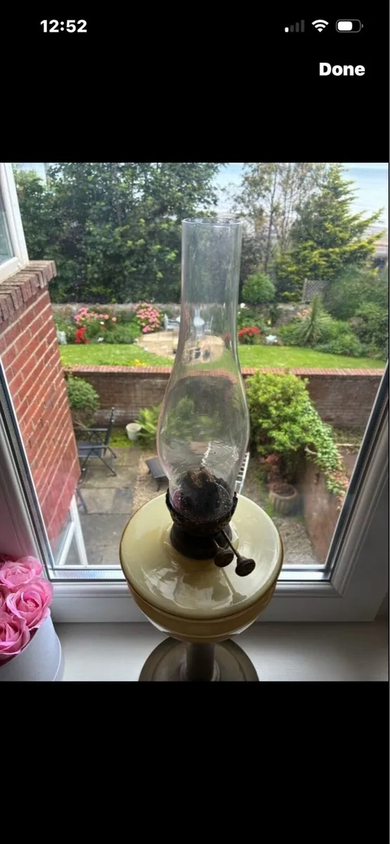 Antique Oil Lamp - Image 4