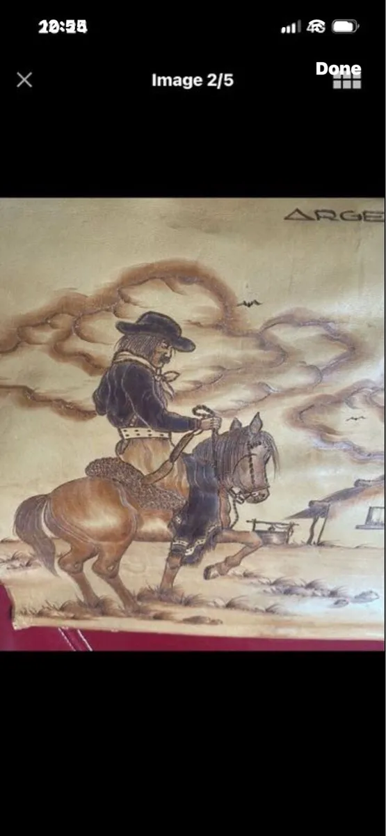 Argentina Leather Wall Art - Image 2