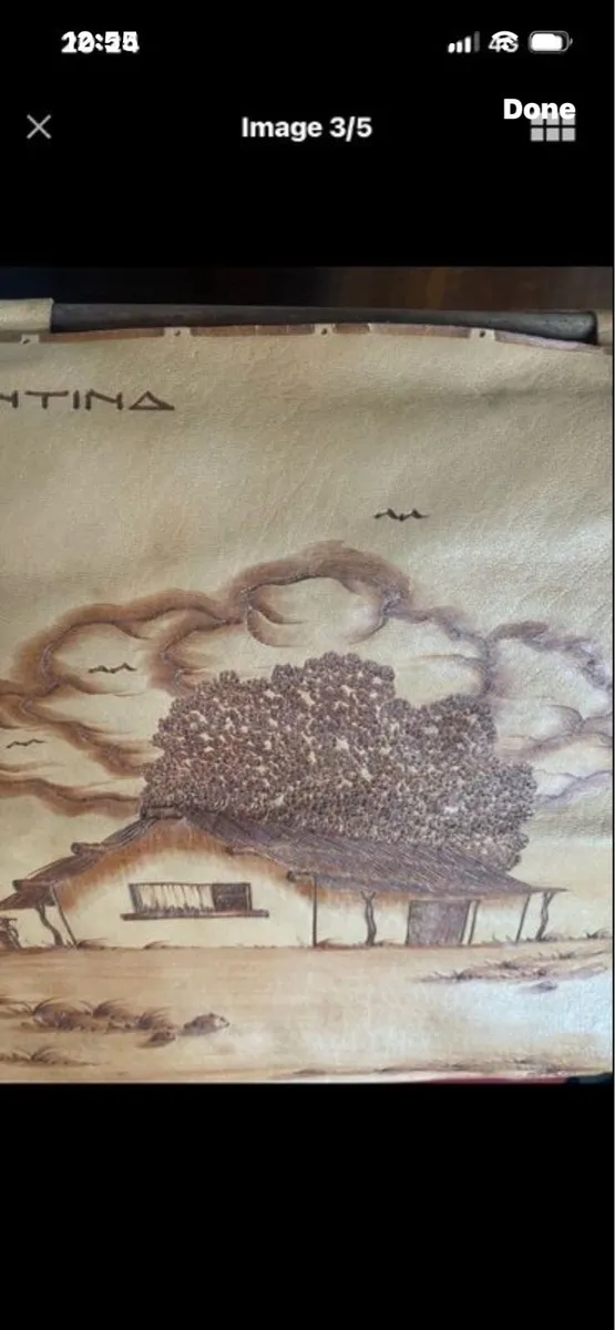 Argentina Leather Wall Art - Image 3