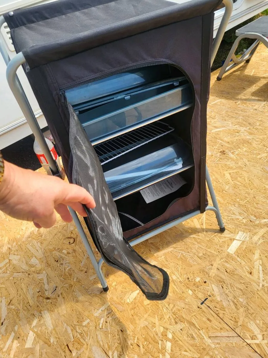 Camping Cupboard New. 3 Shelf Folding - Image 4