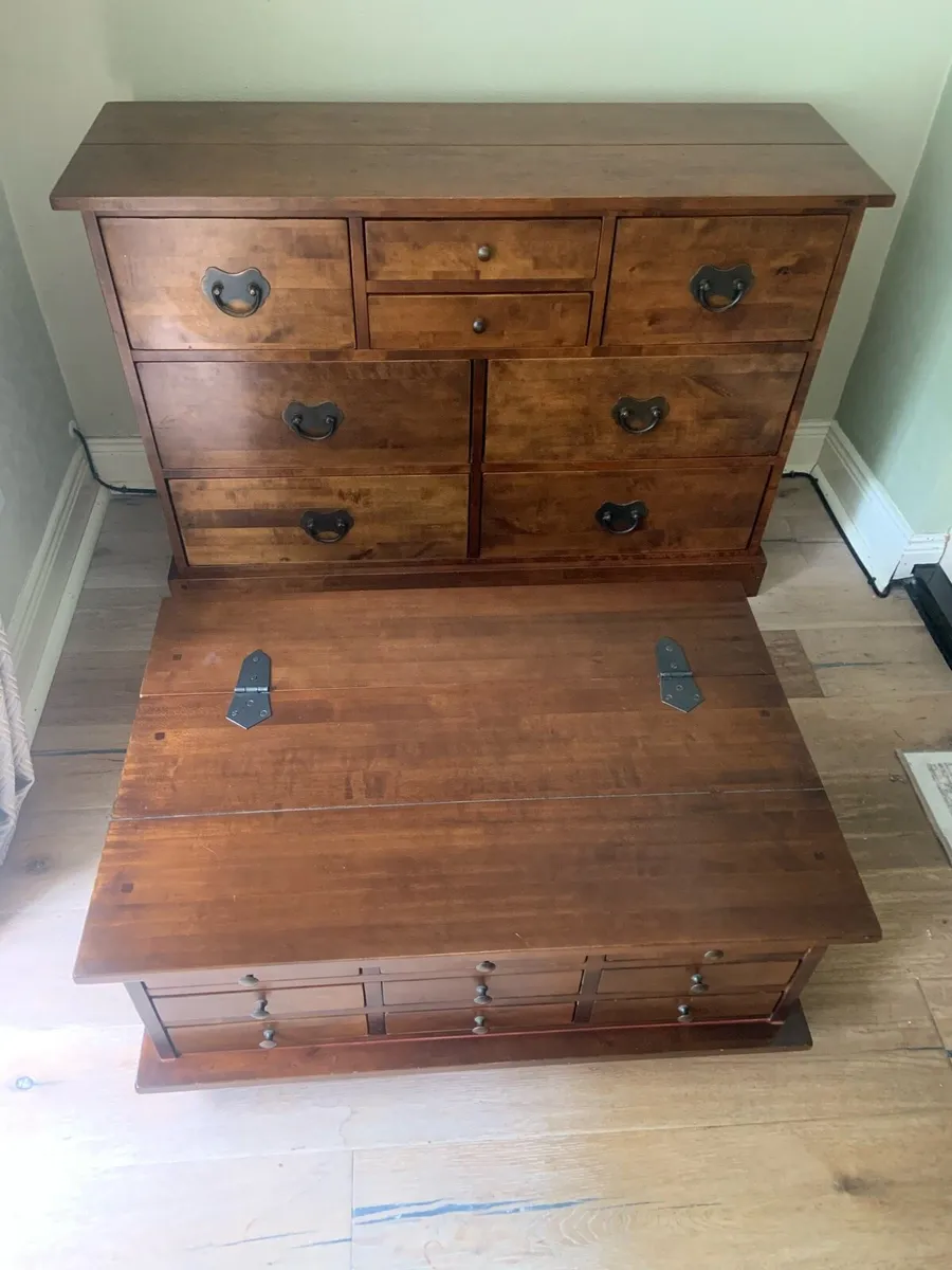 Laura Ashley Garrat 9 Drawer Coffee Table - Image 2