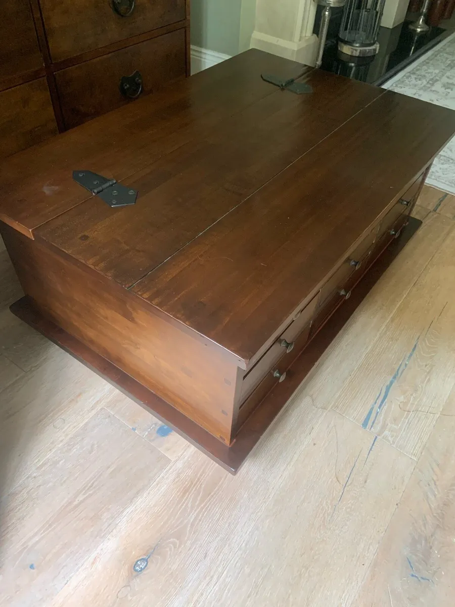 Laura Ashley Garrat 9 Drawer Coffee Table - Image 3