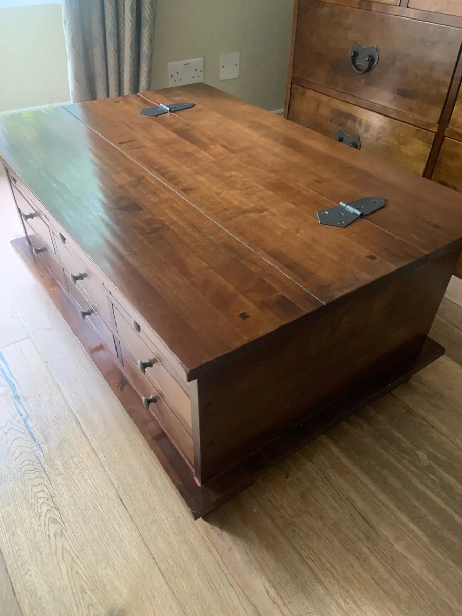 Laura Ashley Garrat 9 Drawer Coffee Table - Image 4