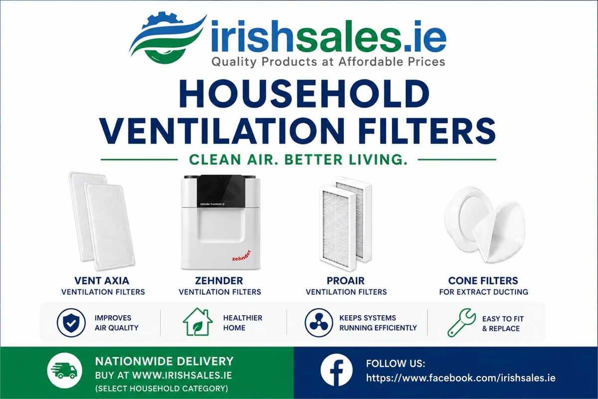 Vent Axia, Zehnder and ProAir Ventilation Filters - Image 1