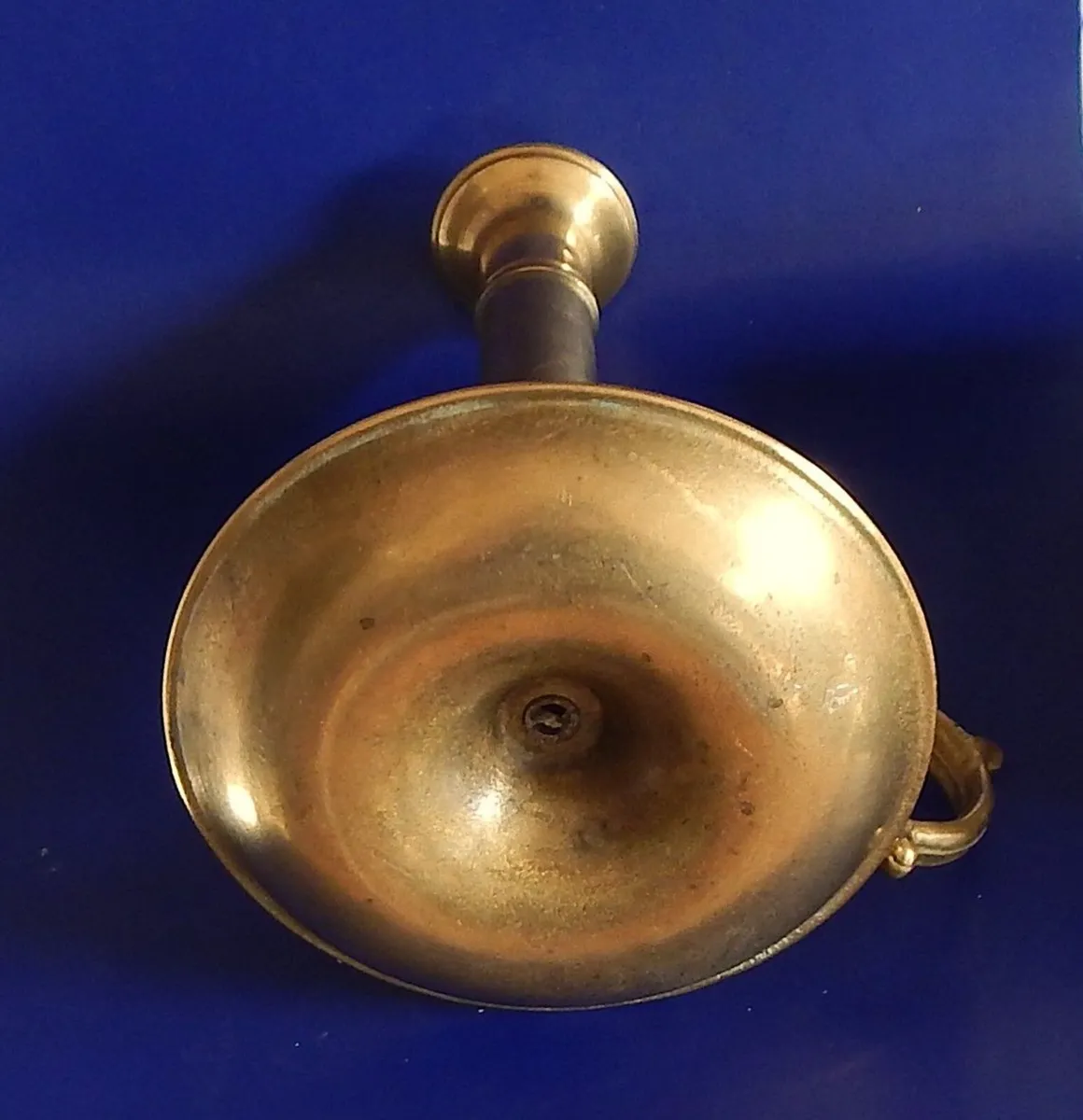 Vintage Brass Chamberstick Candle Holder - Image 3