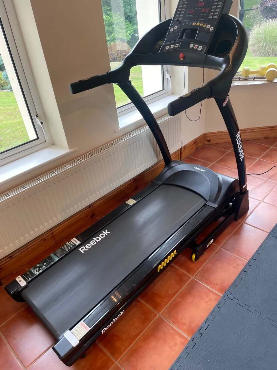 Reebok ZR8 treadmill and gym equipment - Image 1
