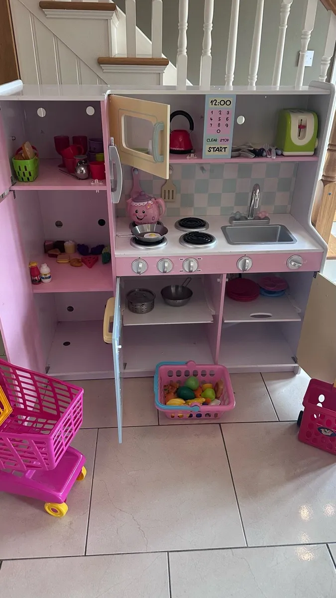 Wooden Play Kitchen - Image 2