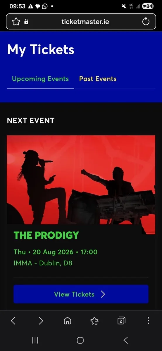 Prodigy tickets