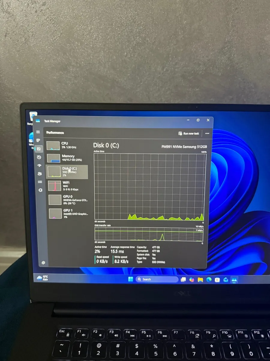 Dell XPS 15 7590 Laptop i7/16GB/512SSD/FHD/GTX1650 - Image 2