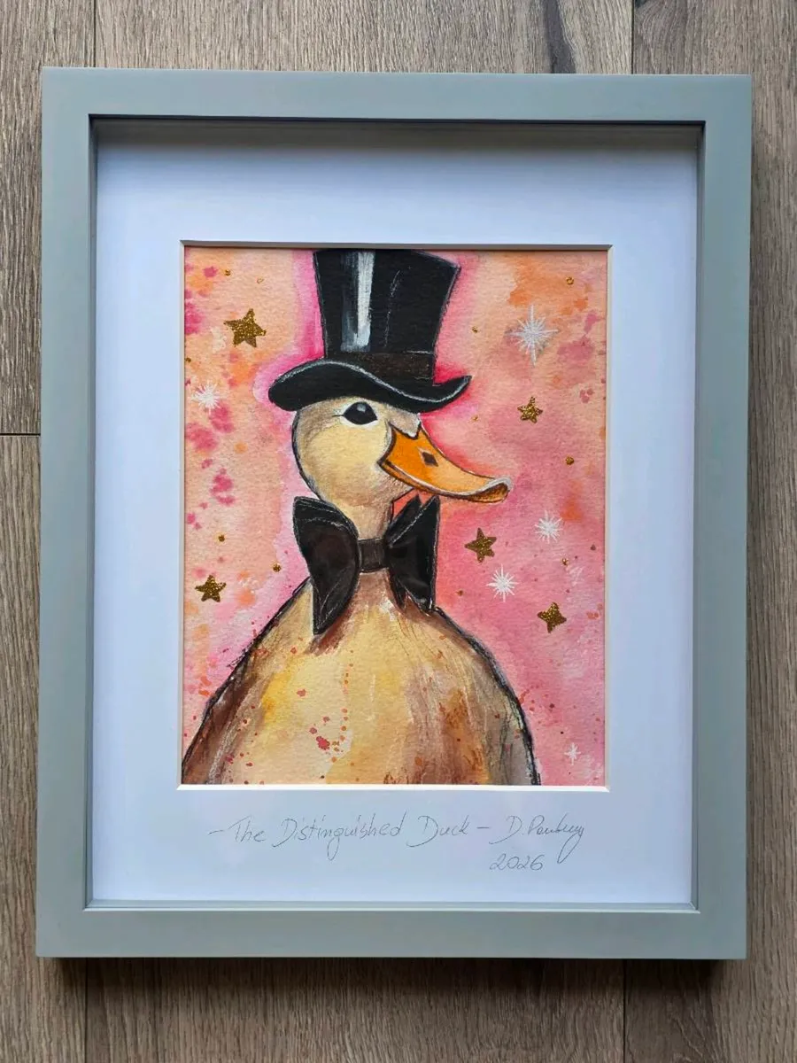 Original mixed media painting. - Image 1