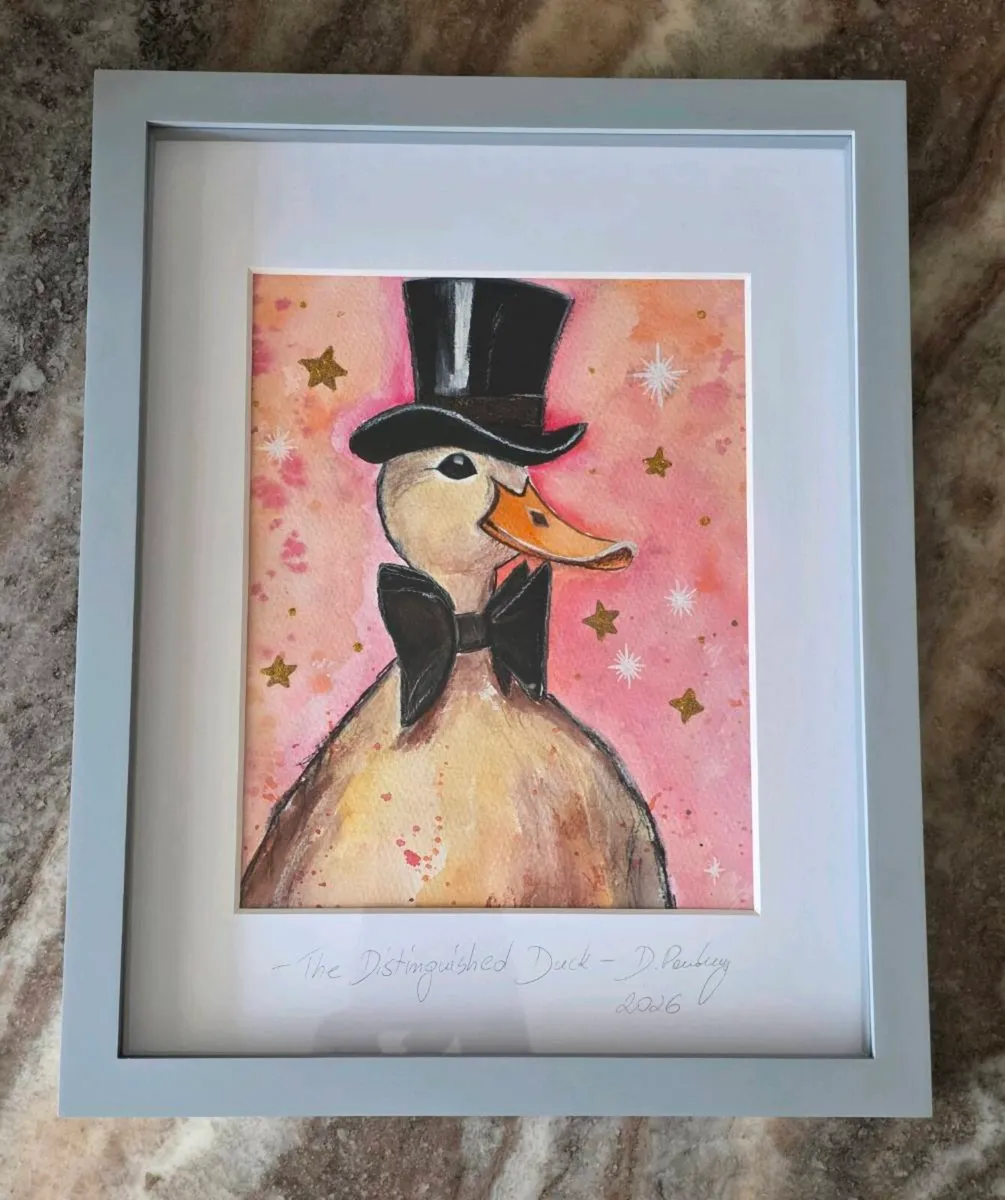 Original mixed media painting. - Image 2