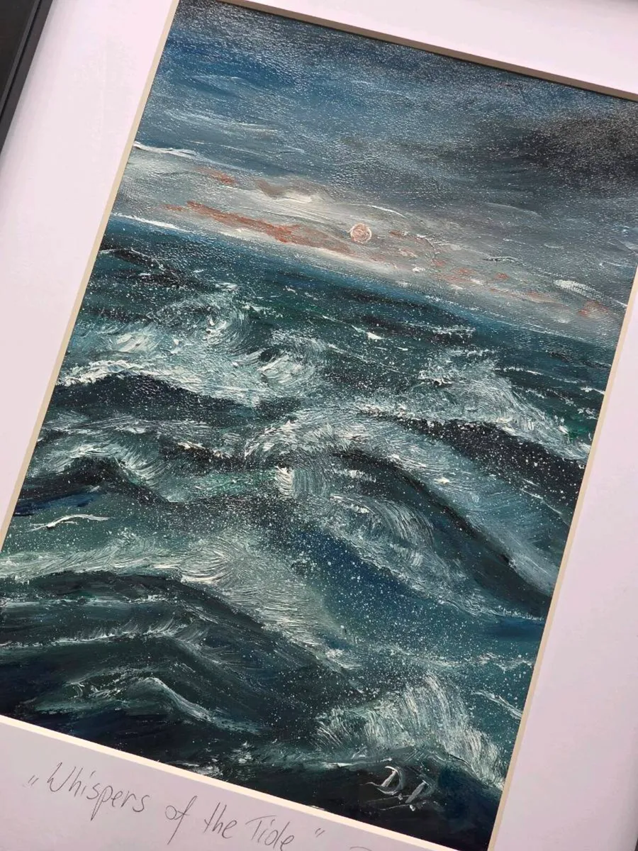 Whispers of the Tide.  Original oil painting. - Image 2