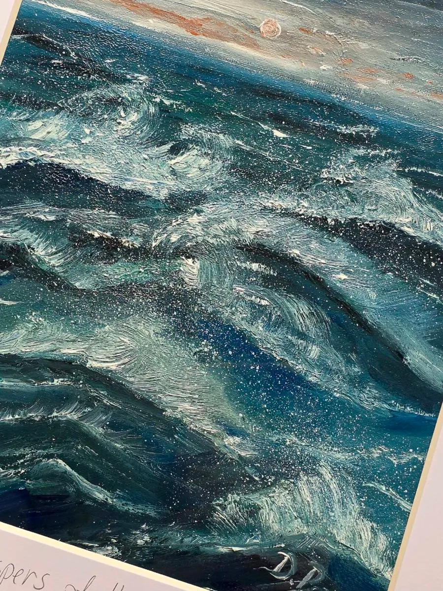 Whispers of the Tide.  Original oil painting. - Image 3