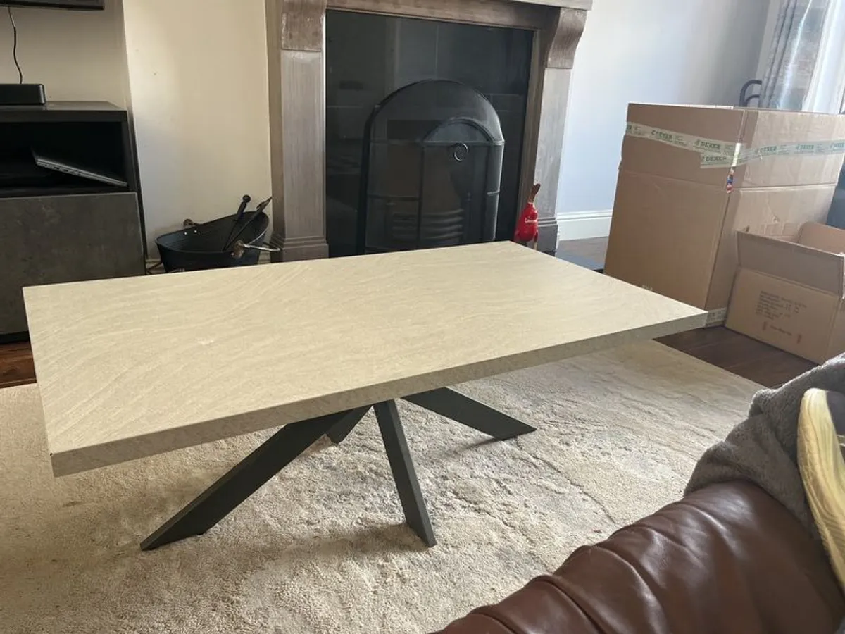 Modern Gray Coffee and End Table - Image 1