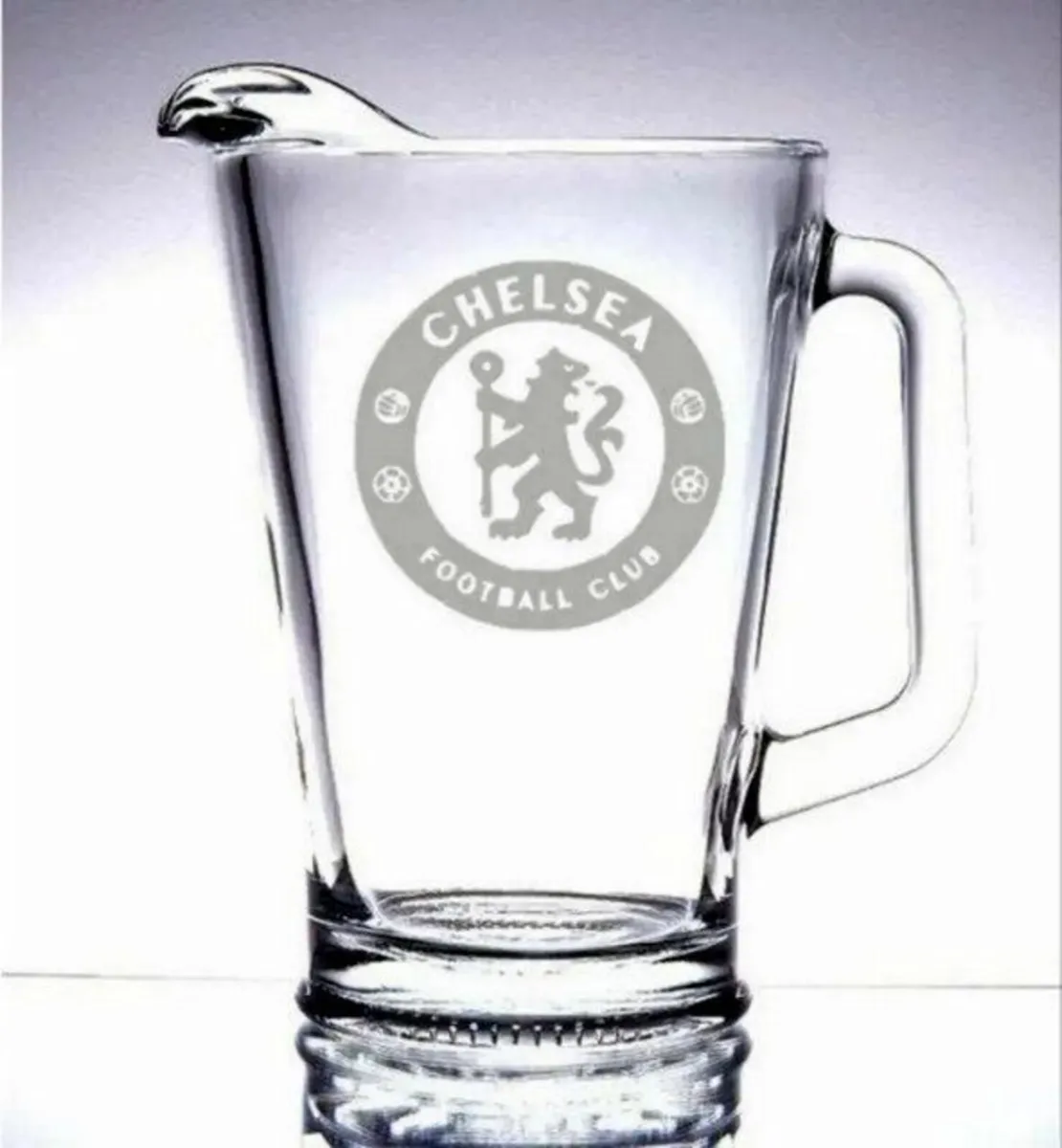 Premium Glass Football Club Pitchers-Ex Display - Image 2
