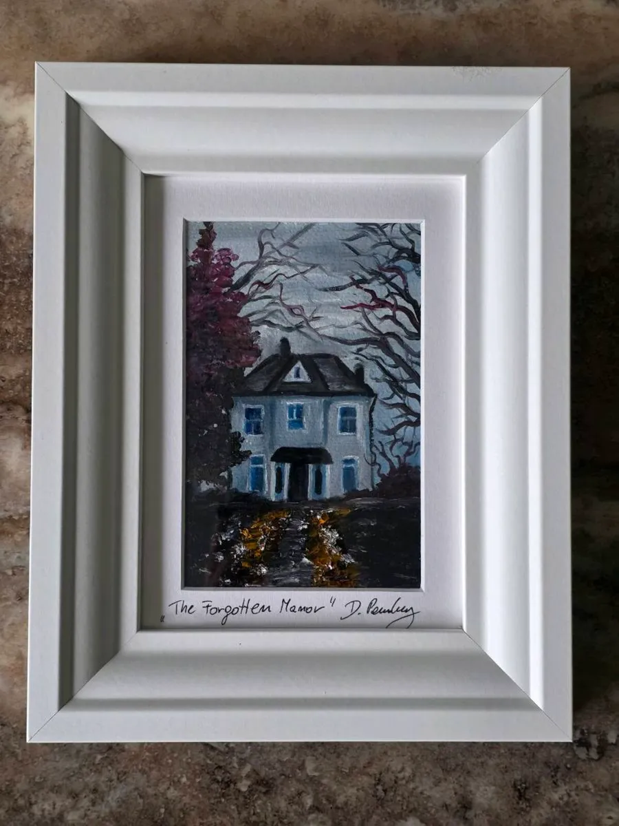 The Forgotten Manor.  Oil painting. - Image 1