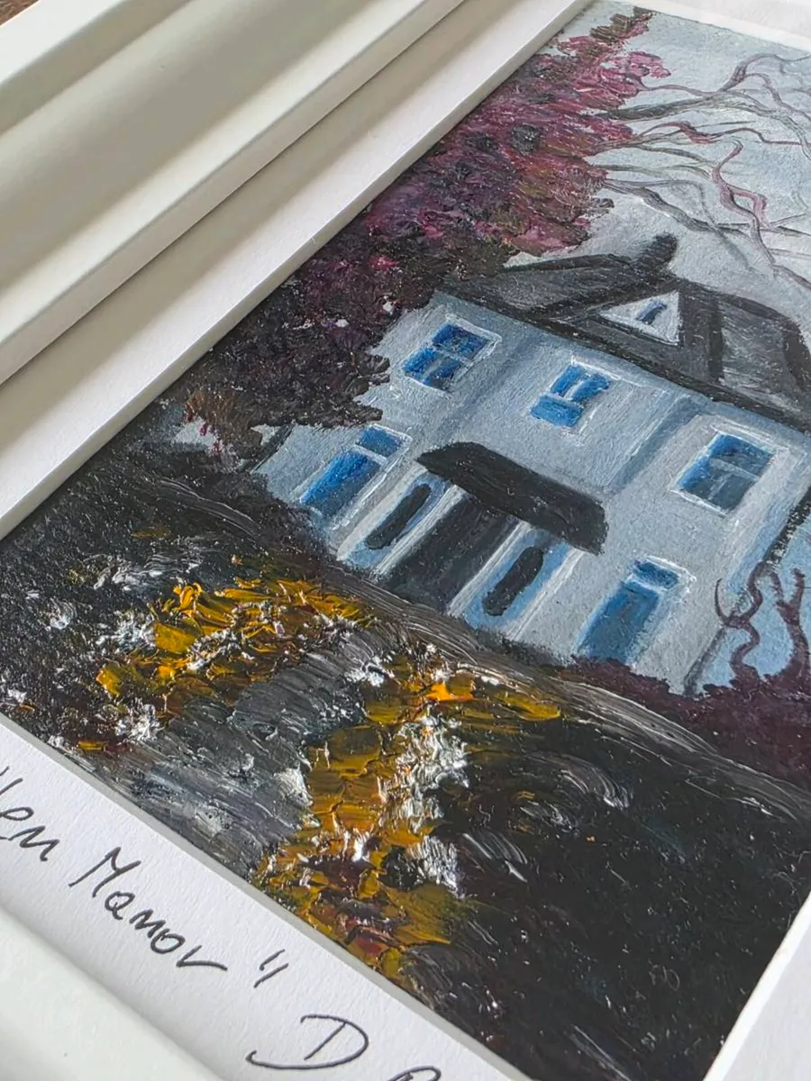 The Forgotten Manor.  Oil painting. - Image 2