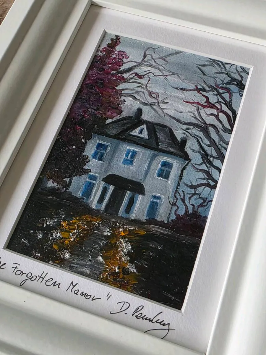 The Forgotten Manor.  Oil painting. - Image 3