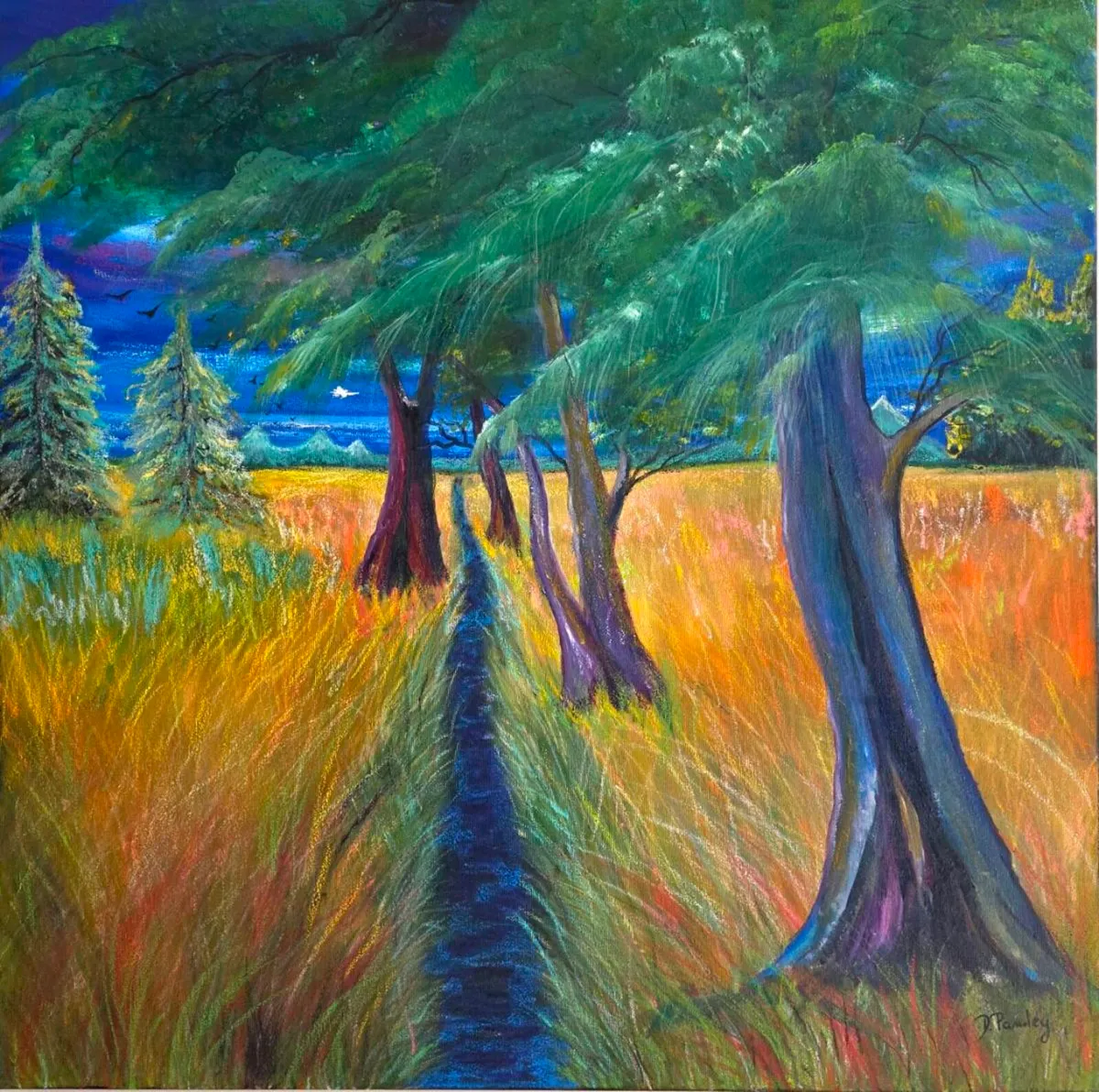 Pathway Through The Meadow. - Image 1