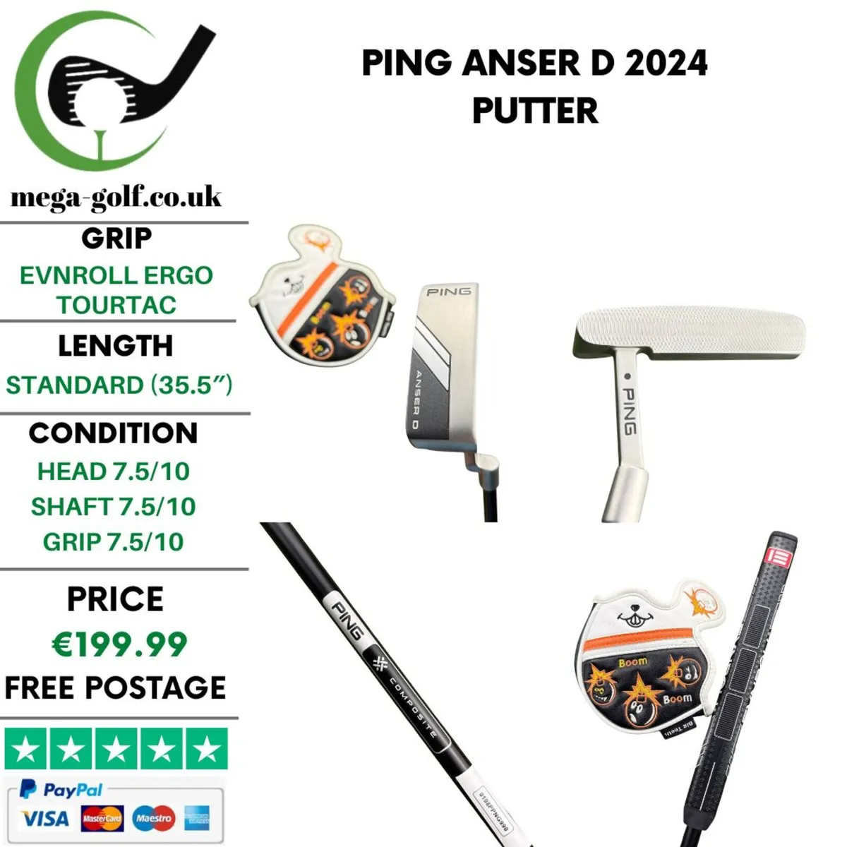 Ping Anser D 2024 Putter / 35.50" - Image 1