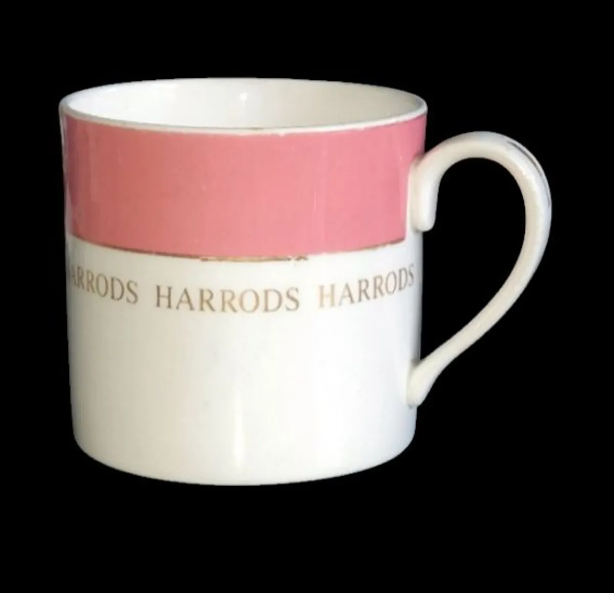 Harrods Fine Bone China Mug – Pink & Gold - Image 3