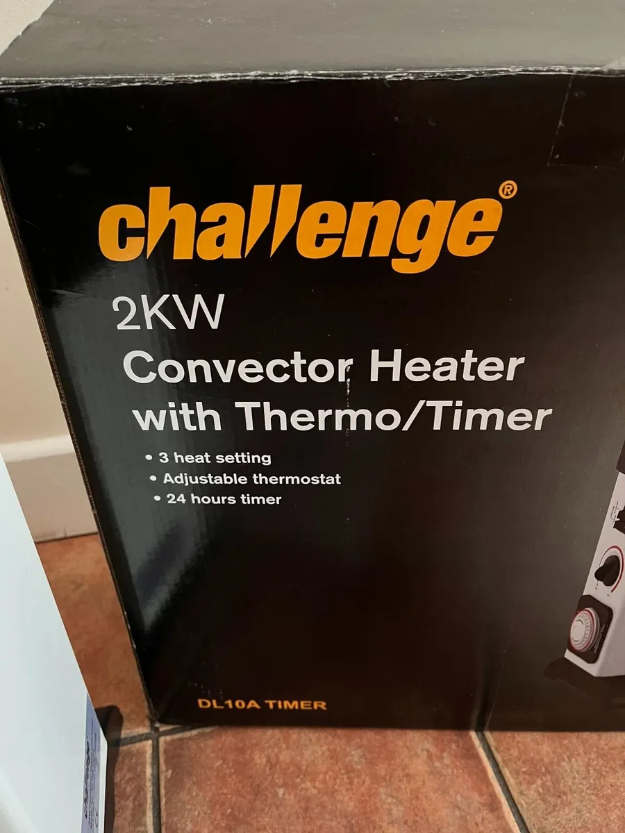 Electric Heater 2000W with Thermostat and Timer - Image 3