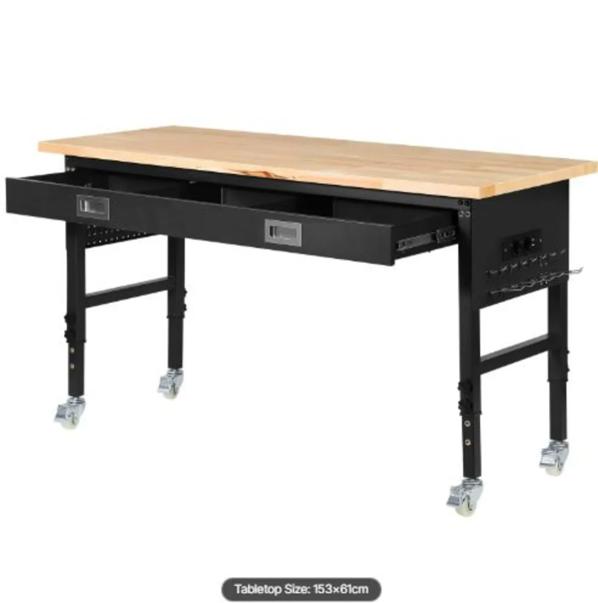 1524 mm Adjustable Workbench, 680 kg Load Capacity - Image 4