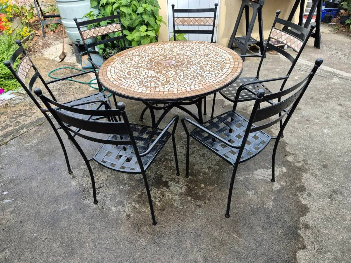 Outdoor Table and Chairs - Image 1