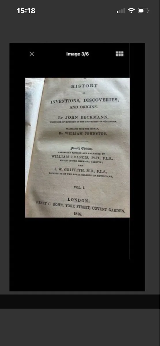 Beckmann’s History of Inventions - Image 1