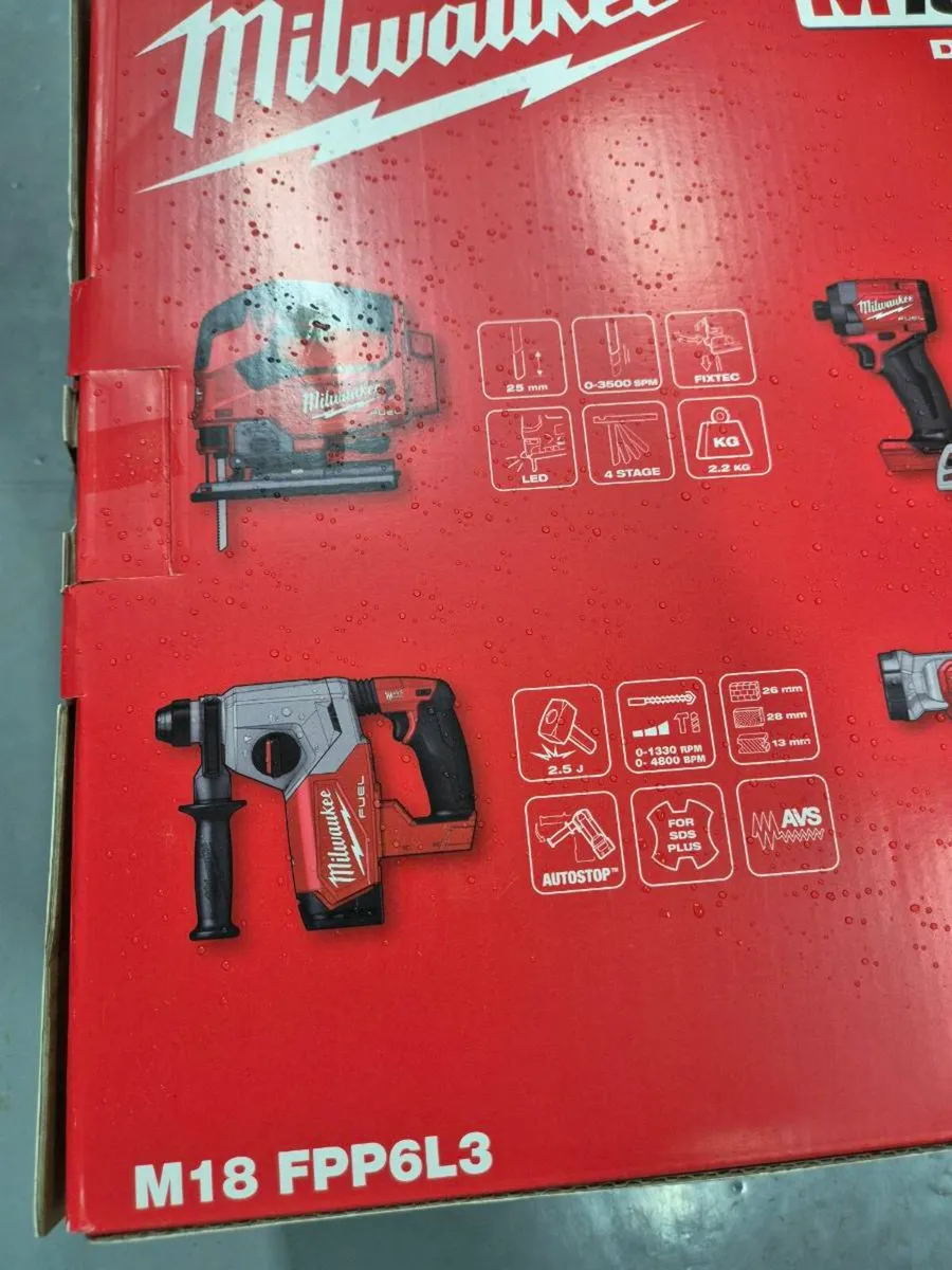 Milwaukee M18FPP6L3 Fuel 6 Piece Combi Kit - Image 3