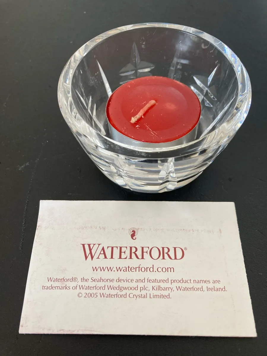 Waterford Crystal tea light holder - Image 1
