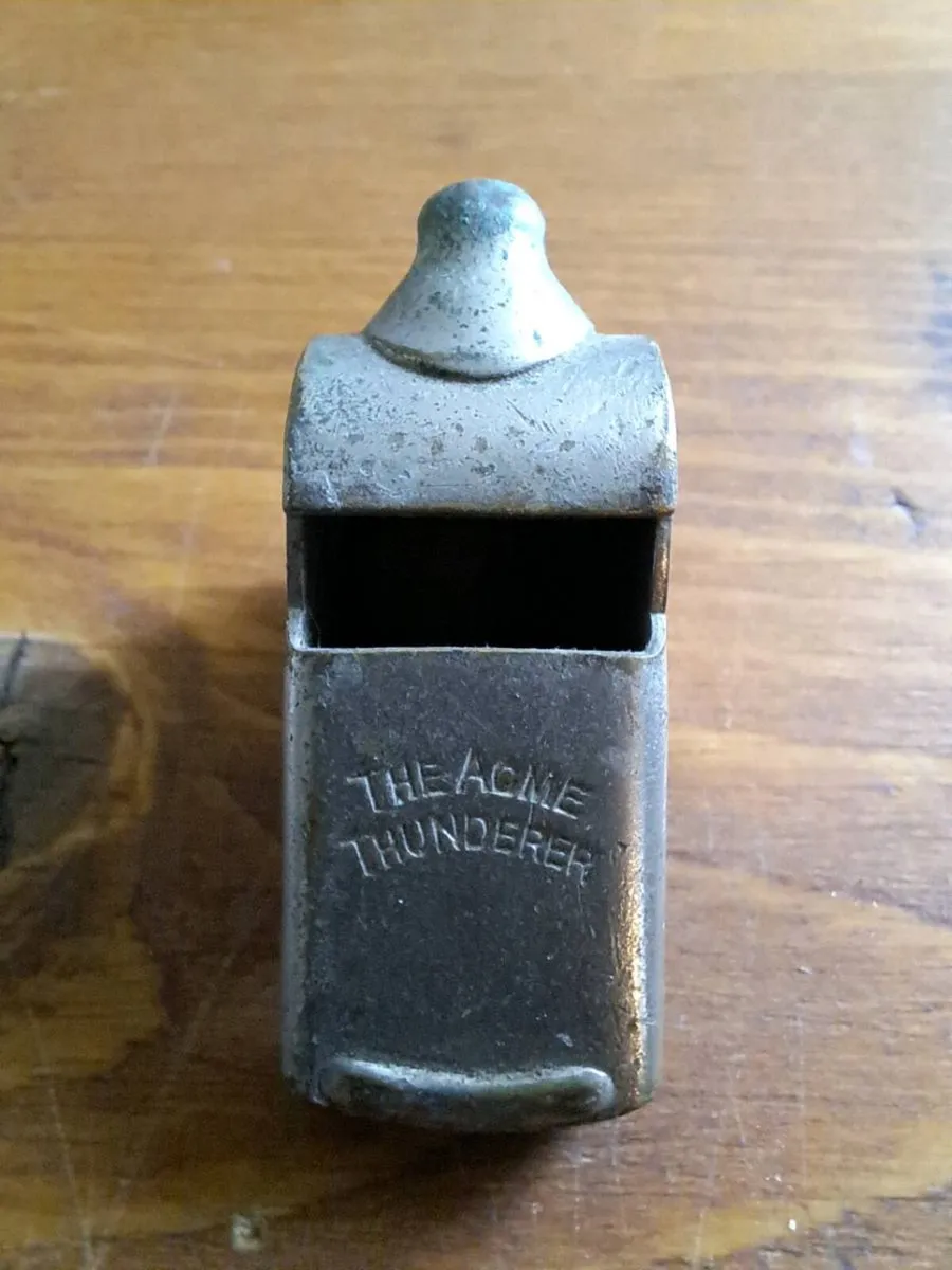 Vintage Acme Thunderer Metal Whistle - Image 1